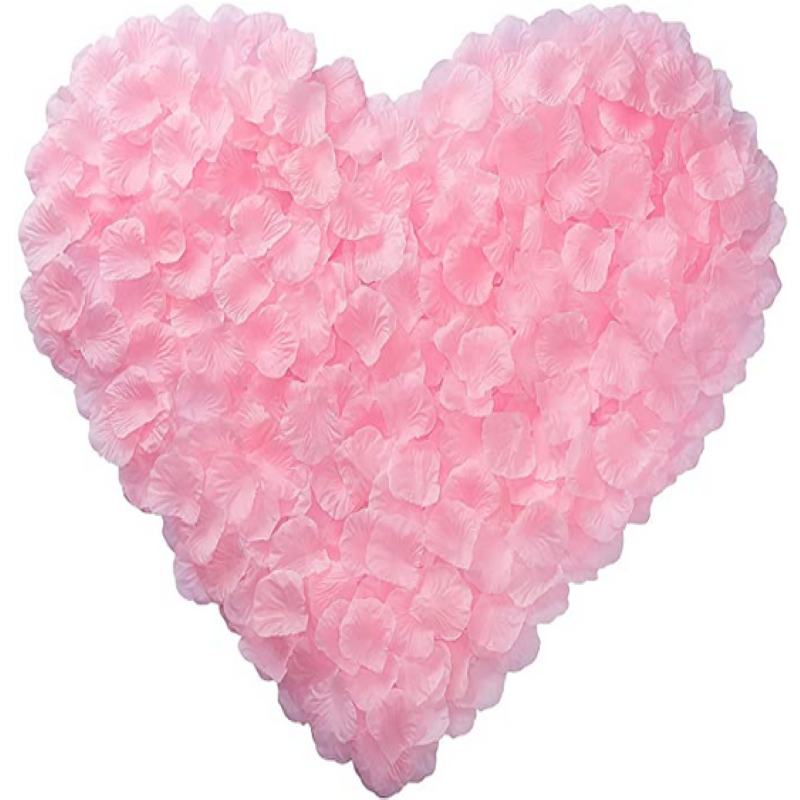 批发婚庆仿真玫瑰花瓣婚礼撒花布置手抛仿真花瓣无纺布花瓣假花瓣