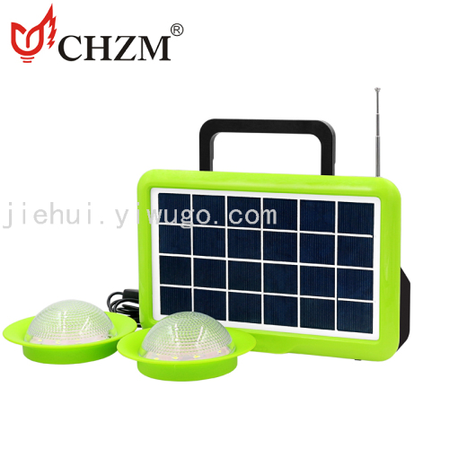 outdoor solar small system emergency outdoor solar radio mobile phone charging 11 mobile bluetooth speaker