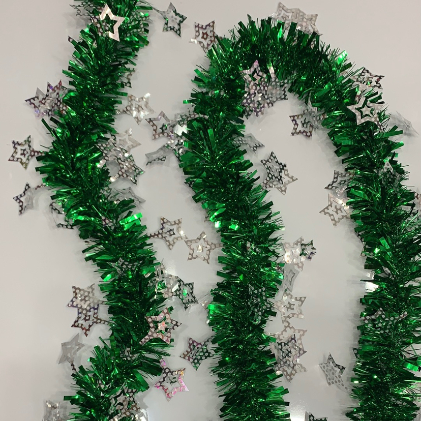 商场生日幼儿园挂饰元旦圣诞节彩带拉花彩条婚房布置彩条装饰毛条