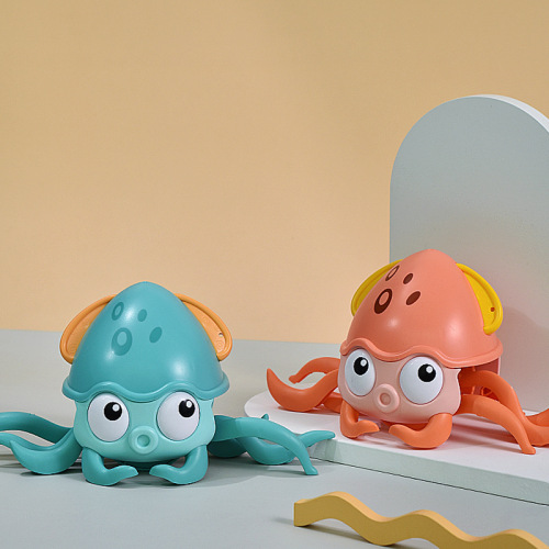 Popular Walking Octopus TikTok Clockwork Octopus Swimming Water Winding Baby Bathroom Bath Tub Toys