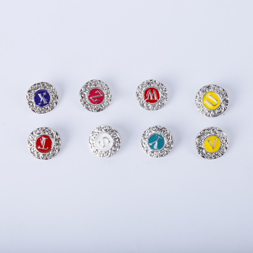high-grade metal alloy electroplated windbreaker sweater button manufacturer in stock wholesale supply clothing button products