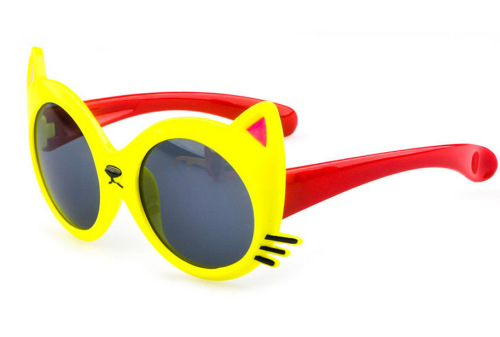 children‘s glasses manufacturers wholesale boys and girls sunglasses cat narrow cartoon children‘s sunglasses 2017