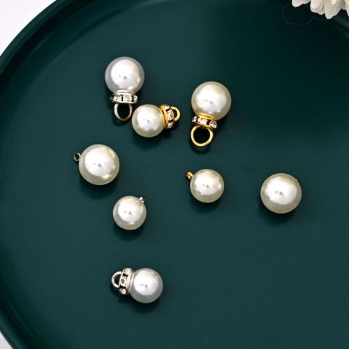 Hot Sale Handcraft Jewelry Accessories Material with Hanging Wrinkles Pearl Earrings Earrings Necklace Pendant Ornament Manufacturer