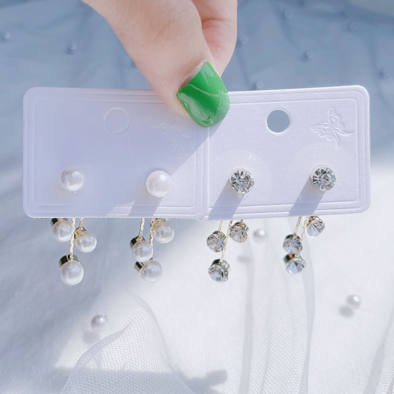 时尚银针质感酷炫耳环设计冷淡风ins简约欧美前后款光面耳圈两戴