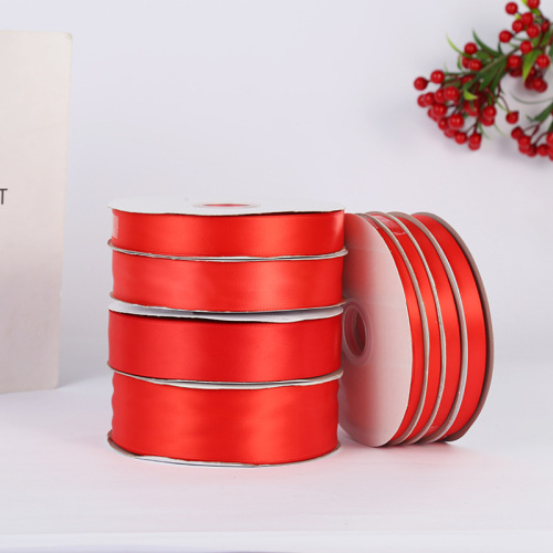 ribbon red ribbon large red polyester ribbon festive ribbon diy wedding decoration ribbon gift packaging
