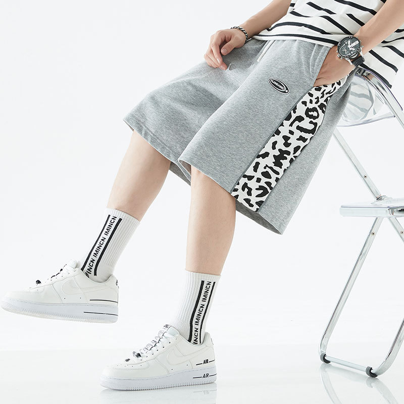 夏季日系男士短裤男运动五分裤嘻哈港风休闲裤宽松裤子沙滩裤潮流