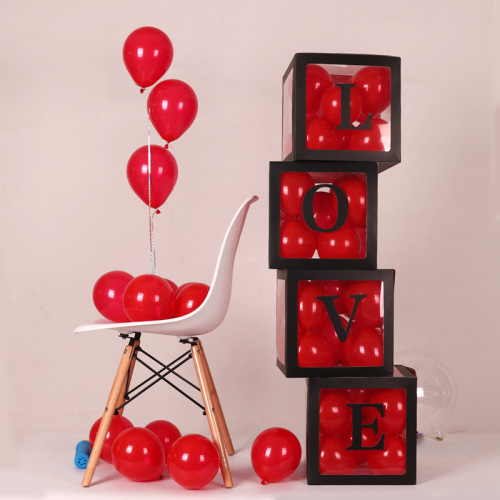 Balloon Box Baby， love Happy New Year Surprise Box Wedding Confession Balloon Happy Birthday for Children