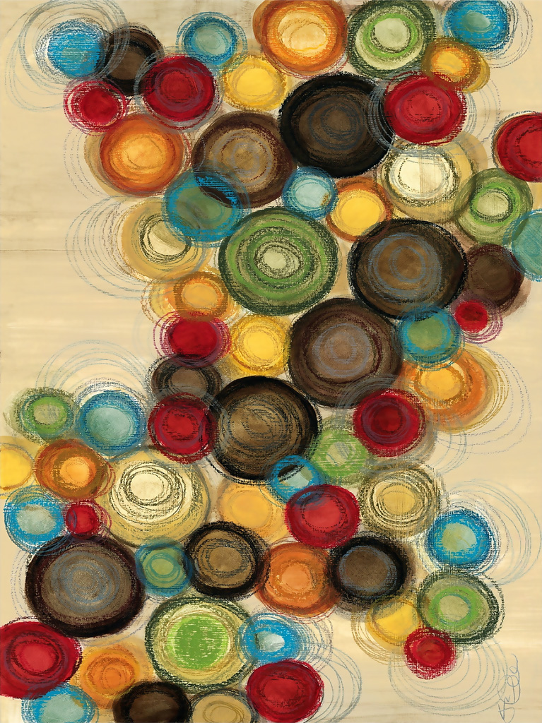 抽象花卉花瓶布画油画装饰画相框客厅卧室壁画餐厅壁画玄关挂画