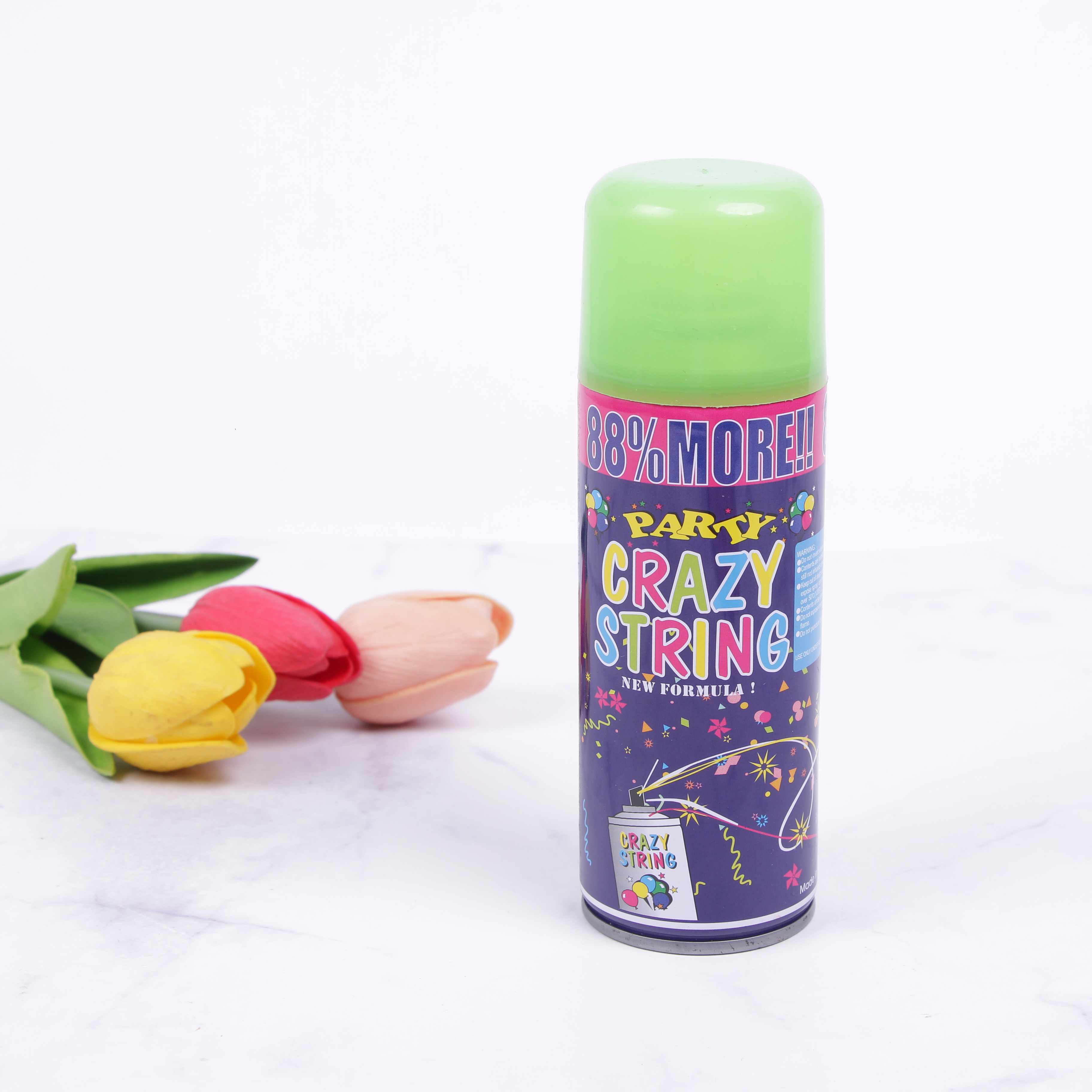 节日喜庆派对生日圣诞白色彩色混色250ml350ml保险盖毕业元旦飞雪