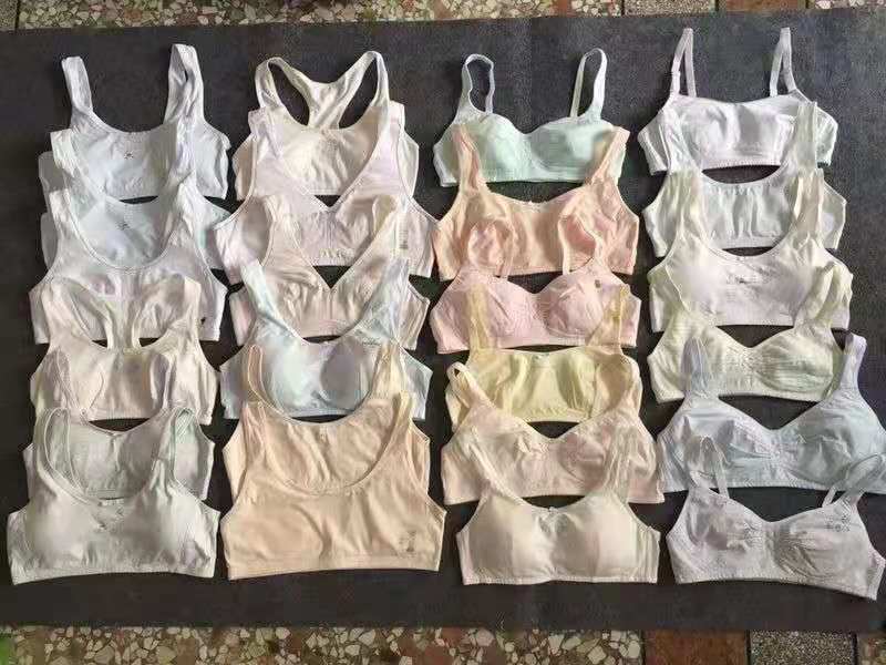 杂款少女内衣发育期中学生少女吊带式套头 搭扣内衣小背心