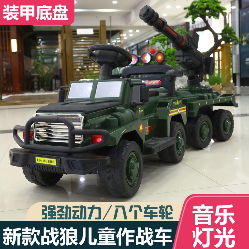 儿童战狼车男孩女孩电动童车音乐灯光