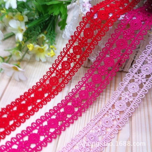 Factory Direct Sales Supply Water Soluble Lace Mesh Embroidery Lace Spot Small Batch