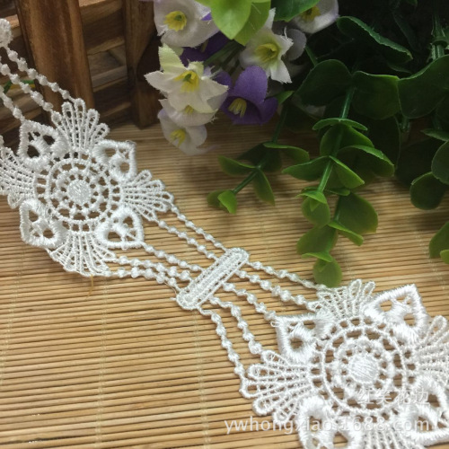 factory direct supply water-soluble embroidery lace cotton cloth embroidery lace clothing