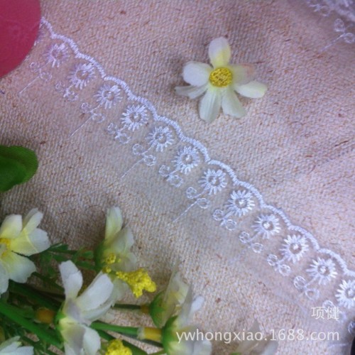 Supply Wedding Dress One Flower Stabilized Yarn Embroidery Lace Suitable for DIY Accessories Lace Clothing Accessories