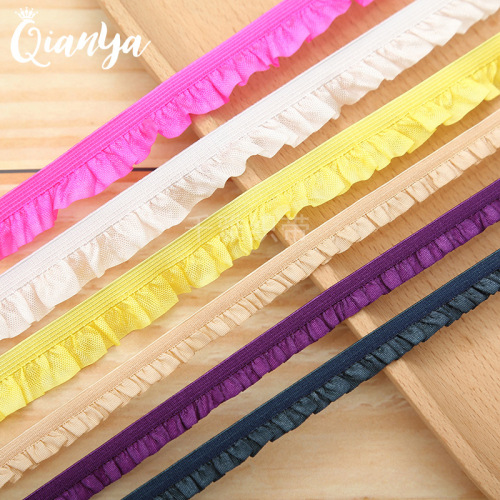 1.0cm1.5cm single side pleated cloth fungus doll‘s clothes lace accessories clothing accessories diy handmade mermaid
