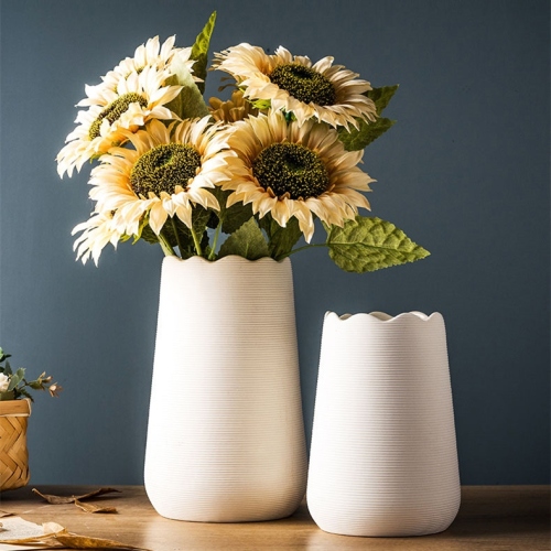 creative brushed ceramic vase desktop dried flower flower flower arrangement wine cabinet office decoration