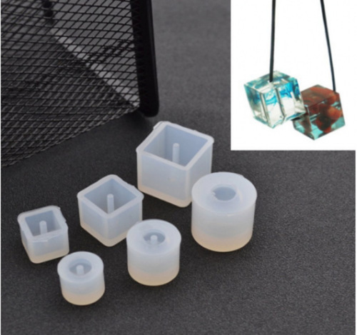 round square beaded jewelry making tools hole mold diy silicone mold crystal epoxy beads