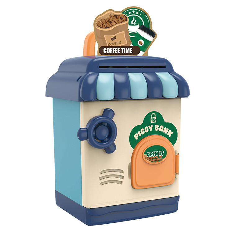 儿童趣味存钱罐幼儿园早教多功能储钱罐卡通电动益智玩具礼品