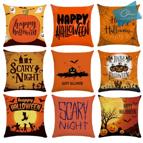 halloween pillowcase pumpkin halloween sofa cushion cover plush pillowcase pillow