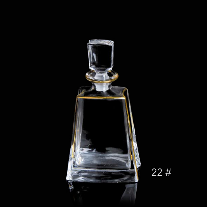 水晶酒瓶   洋酒瓶   金色酒瓶   高档酒瓶