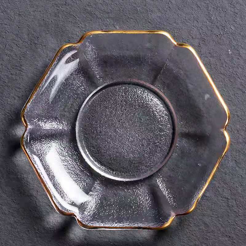 玻璃小碟子 杯垫  咖啡杯 茶杯玻璃