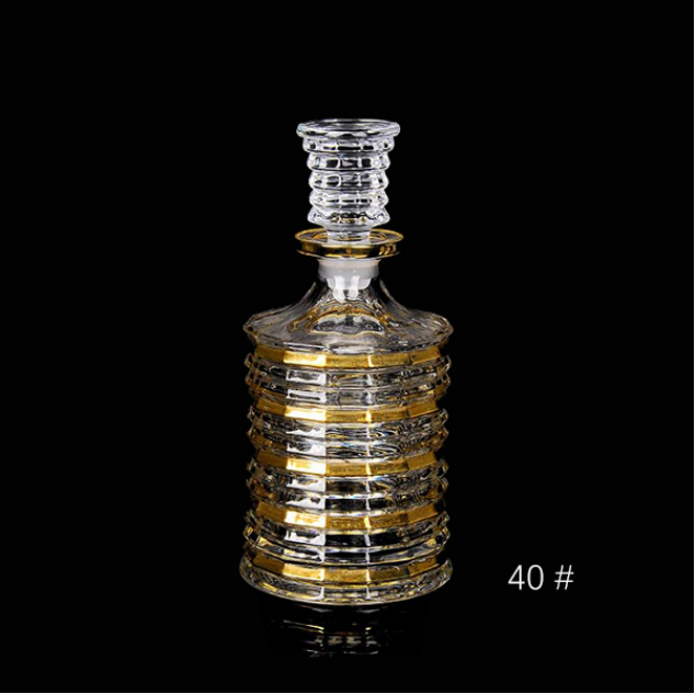 水晶酒瓶   洋酒瓶   金色酒瓶   高档酒瓶