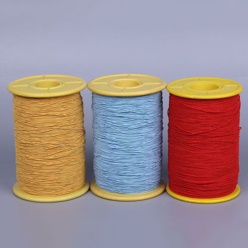 Factory Direct Supply 42# Imported Color More than 70 Kinds Elastic String 0.06cm Thick round Elastic Bottom Line Clothing Accessories