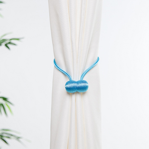 cross-border amazon twist curtain buckle straps creative punch-free installation rope curtain accessories