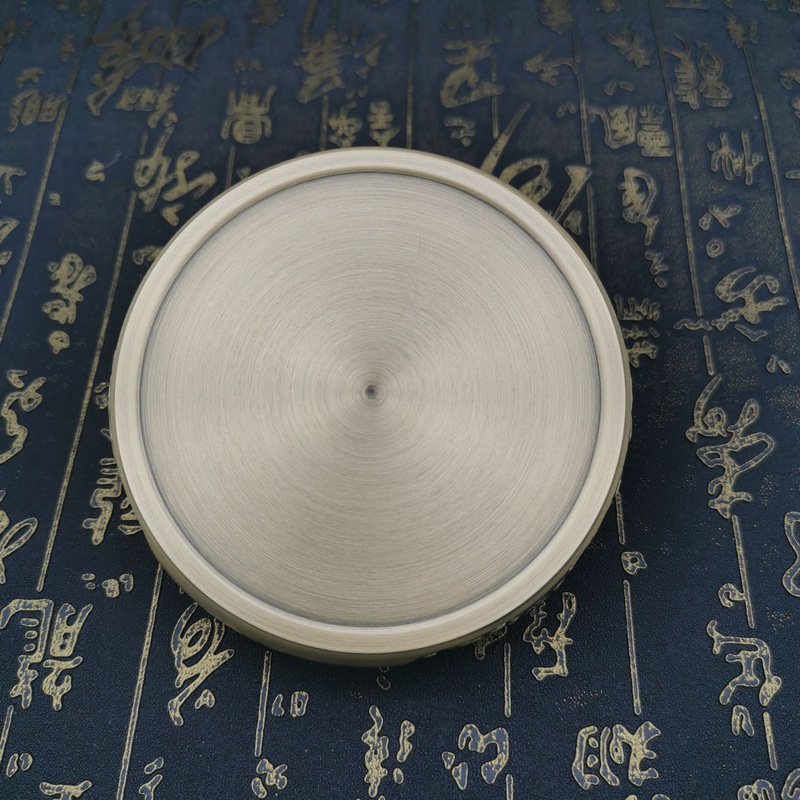 香炉纯铜底座 浮雕圆形仿古工艺品茶道摆件家用室内香炉座