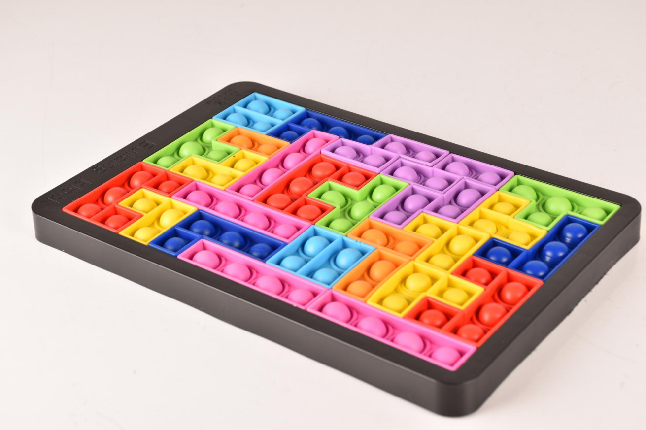 新款跨境热销灭鼠先锋俄罗斯方块桌面游戏减压玩具儿童益智拼图