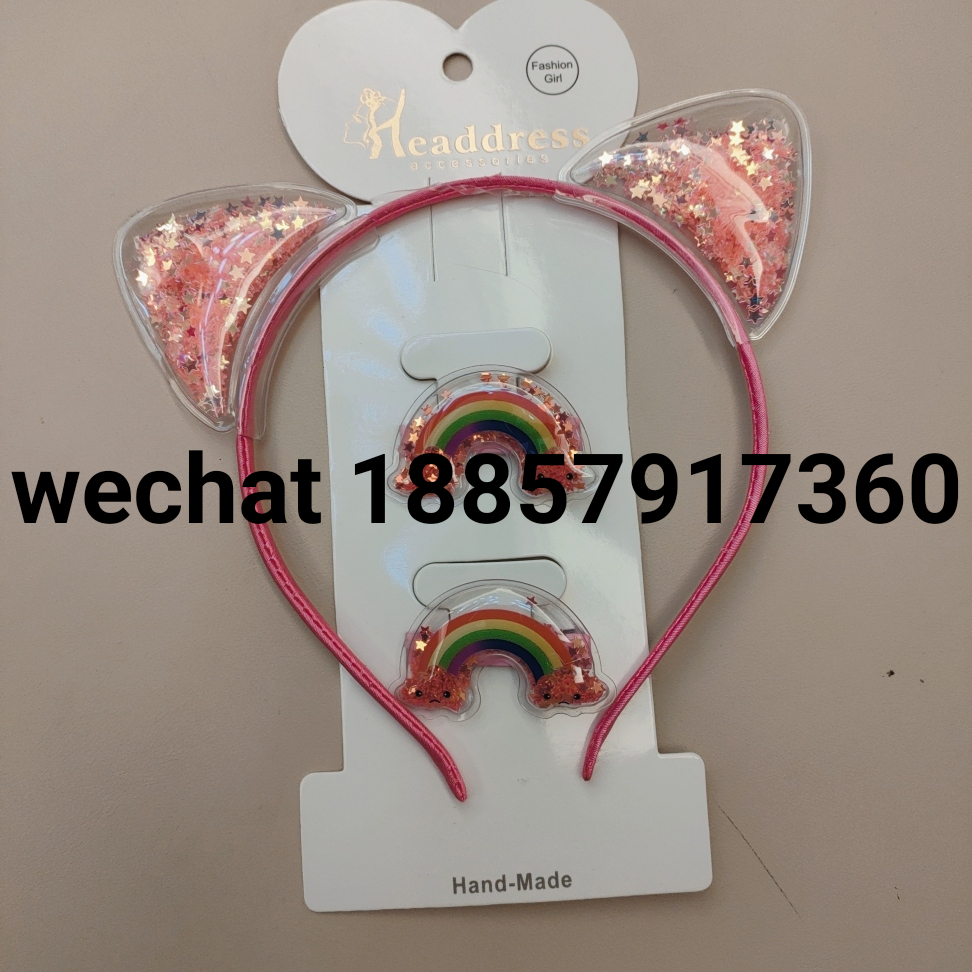 新款女童水果系列发夹发箍发饰套装