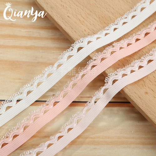 1.2cm spot tooth band eight teeth elastic band crown teeth elastic lace ribbon clothing textile accessories spot