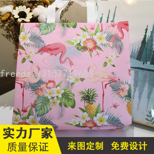 woven bag non-woven bag paing bag pid pattern non-woven fabric takeaway paing bag