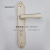 High-Grade Ivory White Zinc Alloy Lock Handle Azerbaijan Middle East Hot Selling Product