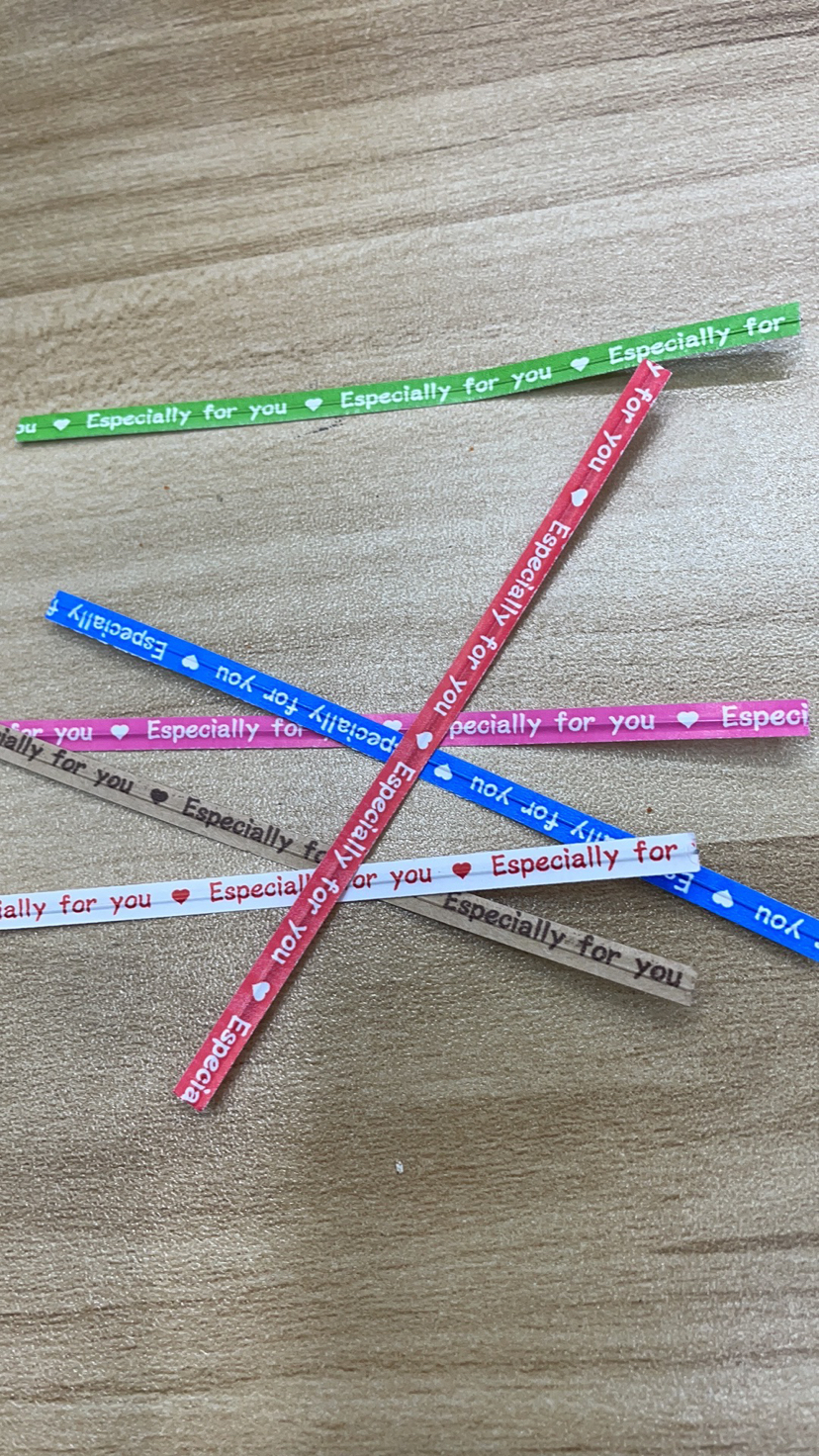 印花扎丝 英文字母扎丝 小铁丝   扎面包 手工幼儿园材料