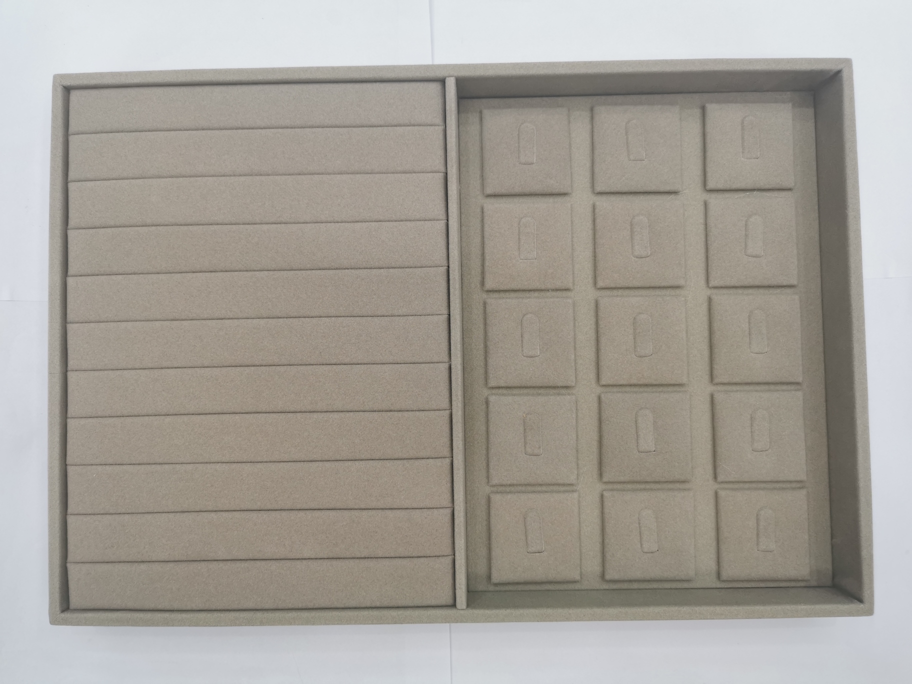 磨砂灰首饰托盘项链吊坠饰首饰盒戒指耳钉耳环手链手镯首饰托盘