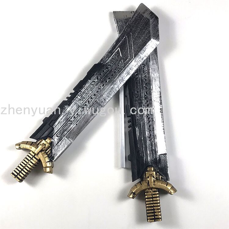复仇者联盟4灭霸双刃刀Thanos武器道具 影视周边1:1cos玩具灭霸刀