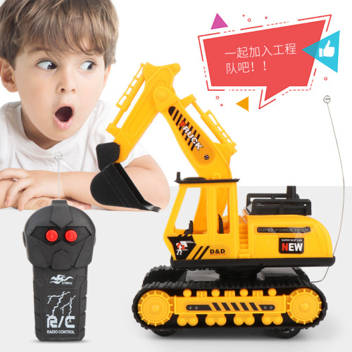 boy toy electric remote control excavator model two-way large simulation model toy engineering vehicle toy gift
