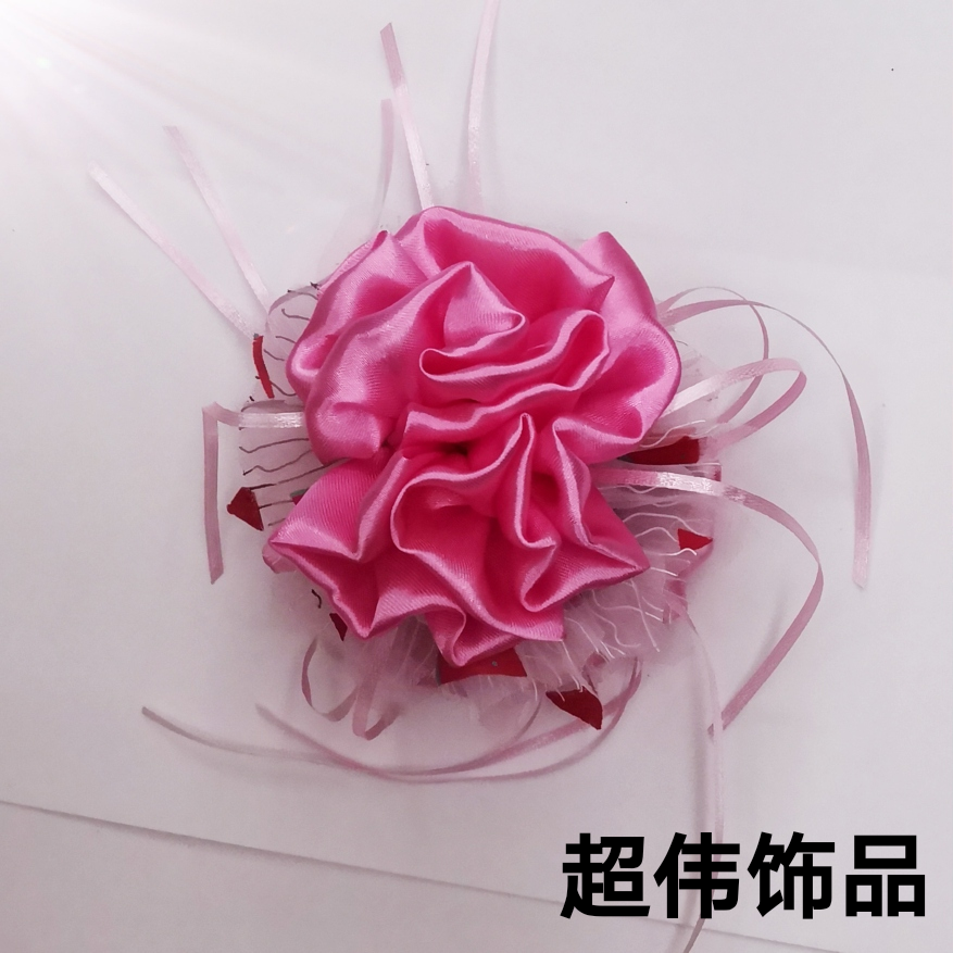 夏威夷布艺大花发夹头饰日韩流行网红直播