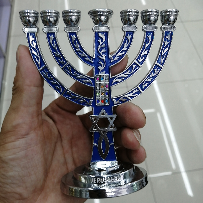 外贸中东装饰金属滴油烛台餐厅蜡烛台家居摆件宗教Candlestick