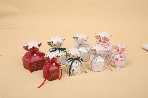 New European Style Vase Xi Candy Box Sub-Wedding Candy Box Full Moon Series Creative Wedding Candy Bag Wedding Supplies Factory Wholesale