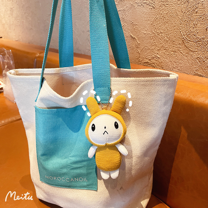 创意可爱兔子毛绒玩具挂件迷你公仔挂饰钥匙扣饰品