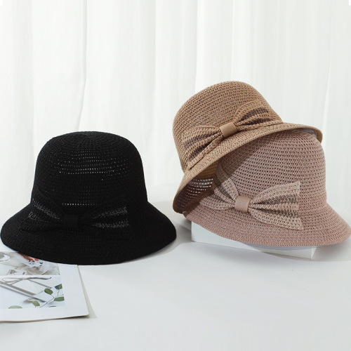 [hat hidden] summer sun protection hat outdoor summer hat straw hat middle-aged mom hat female sun-proof top hat