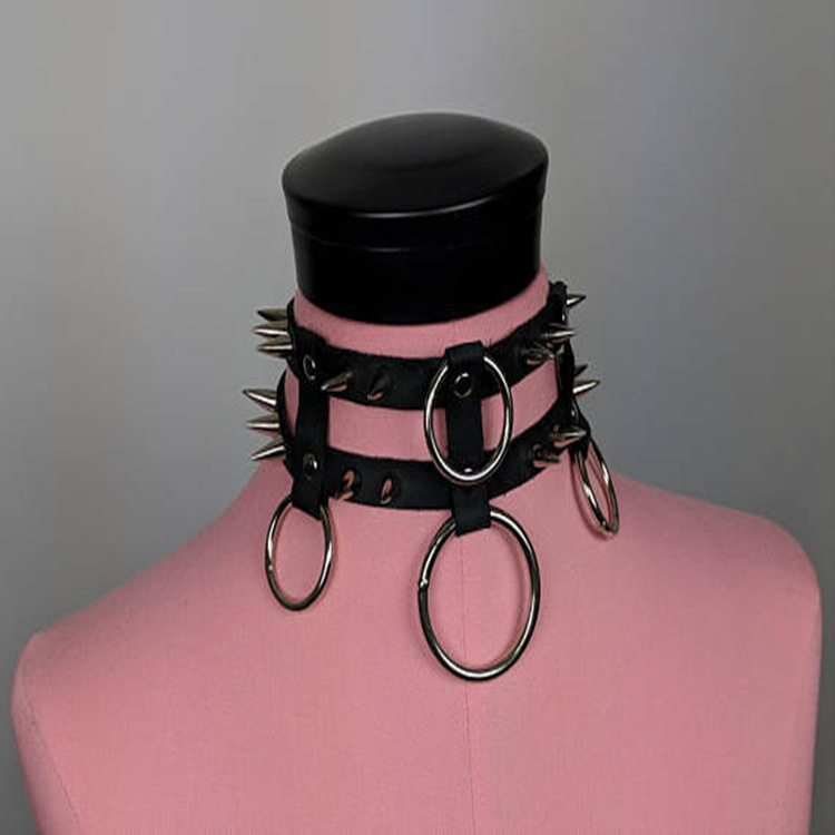 舞台演出 项圈女颈链日韩 脖子项圈锁骨链女短款颈带项链