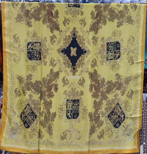 brocade satin printed silk scarf chinese style boutique silk scarf 90*180 long scarf beach travel artifact