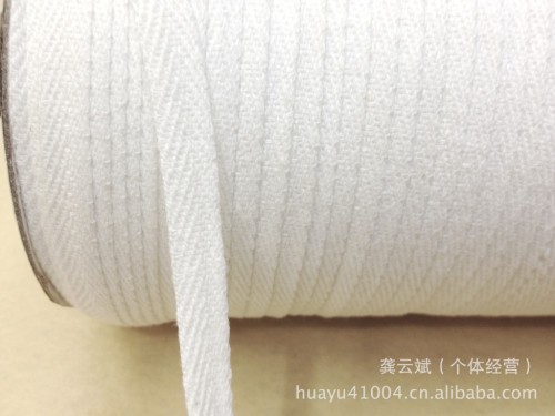 source factory cotton ribbon 0.8cm bleaching herringbone cotton belt diy textile accessories factory customized wholesale