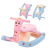 Children's Dining Chair Rocking Chair Baby Two-in-One Dual-Use Rocking Horse Seat Rocking Horse Rocking Horse Dining Chair Baby Seat Toy