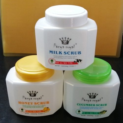 facial cleaning papaya scrub cream english foreign trade export body milk scrub 340g scrub