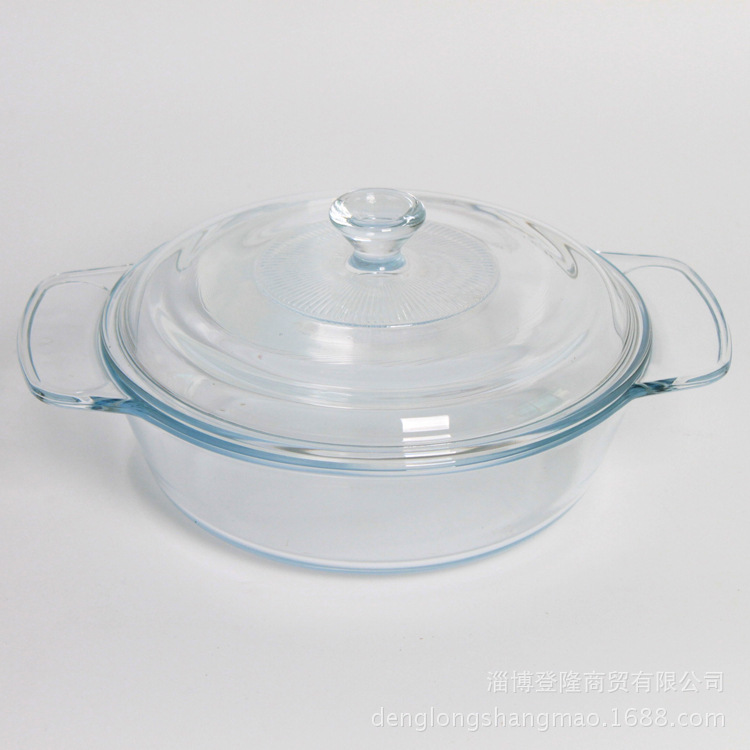 厂家批发菲内克斯钢化玻璃煲（带把手）玻璃汤煲系列厨房家居