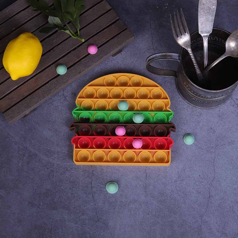 汉堡灭鼠先锋 益智玩具按压泡泡乐益智儿童解压神器桌面玩具定制